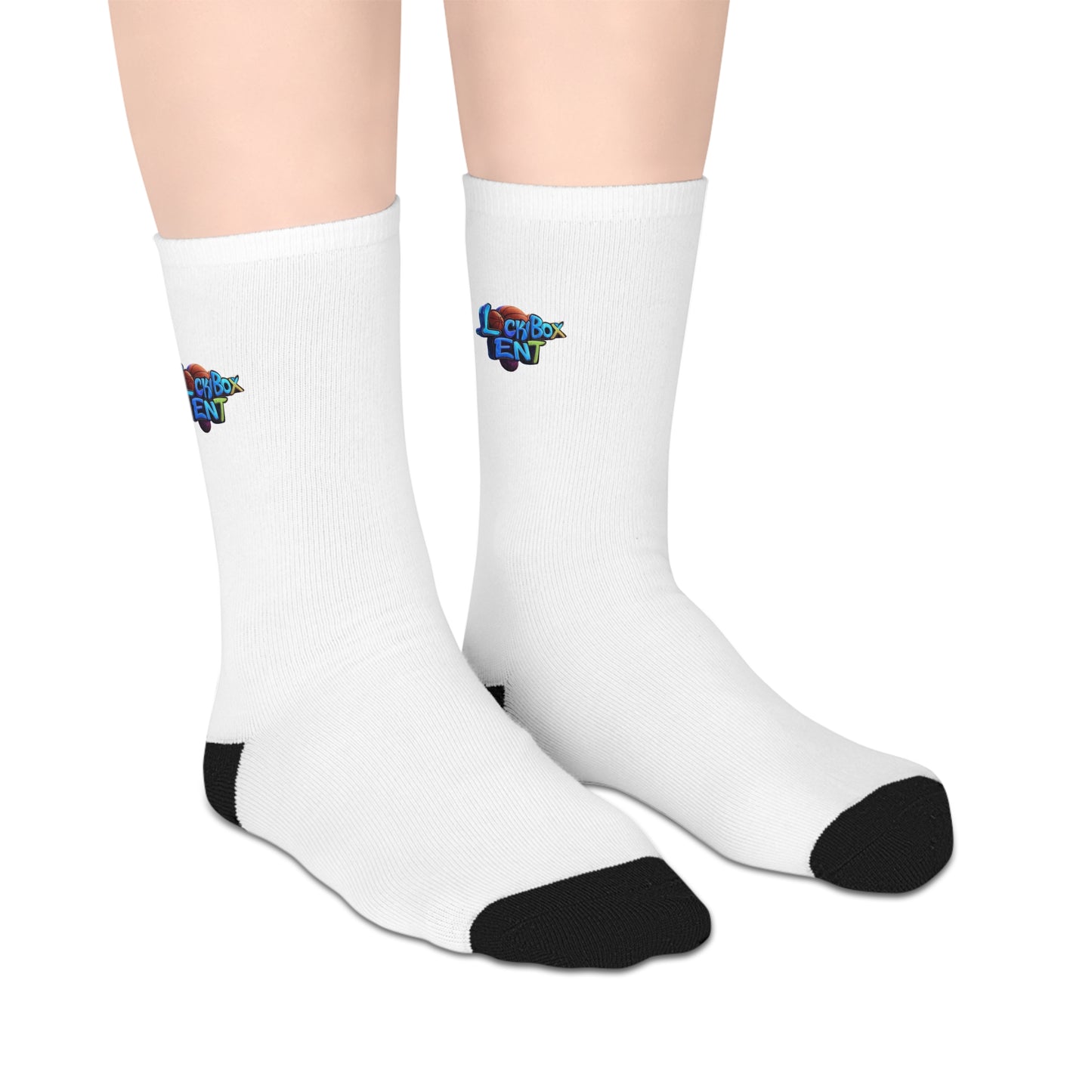 Fun Mid-Length Socks with Colorful Design, Unisex Sock Gift, Casual Everyday Wear, Unique Athletic Socks, Trendy Home Accessories