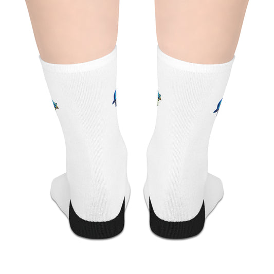 Fun Mid-Length Socks with Colorful Design, Unisex Sock Gift, Casual Everyday Wear, Unique Athletic Socks, Trendy Home Accessories